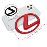 Lexus Trunk Logo Badge Nameplate Emblem Car Exterior Replace Red F-Sport NX RC