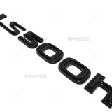 Lexus Rear Turnk Lid LS 500h Letter Logo Badge Emblem Car Replace Gloss Black