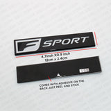 Lexus Gloss Black F-Sport Logo ABS Badge Trunk Luggage Lid 3D Emblem Decoration