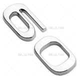 Tesla Rear Liftgate Lid Model 60 Nameplate Logo Badge Emblem Sport OEM Chrome