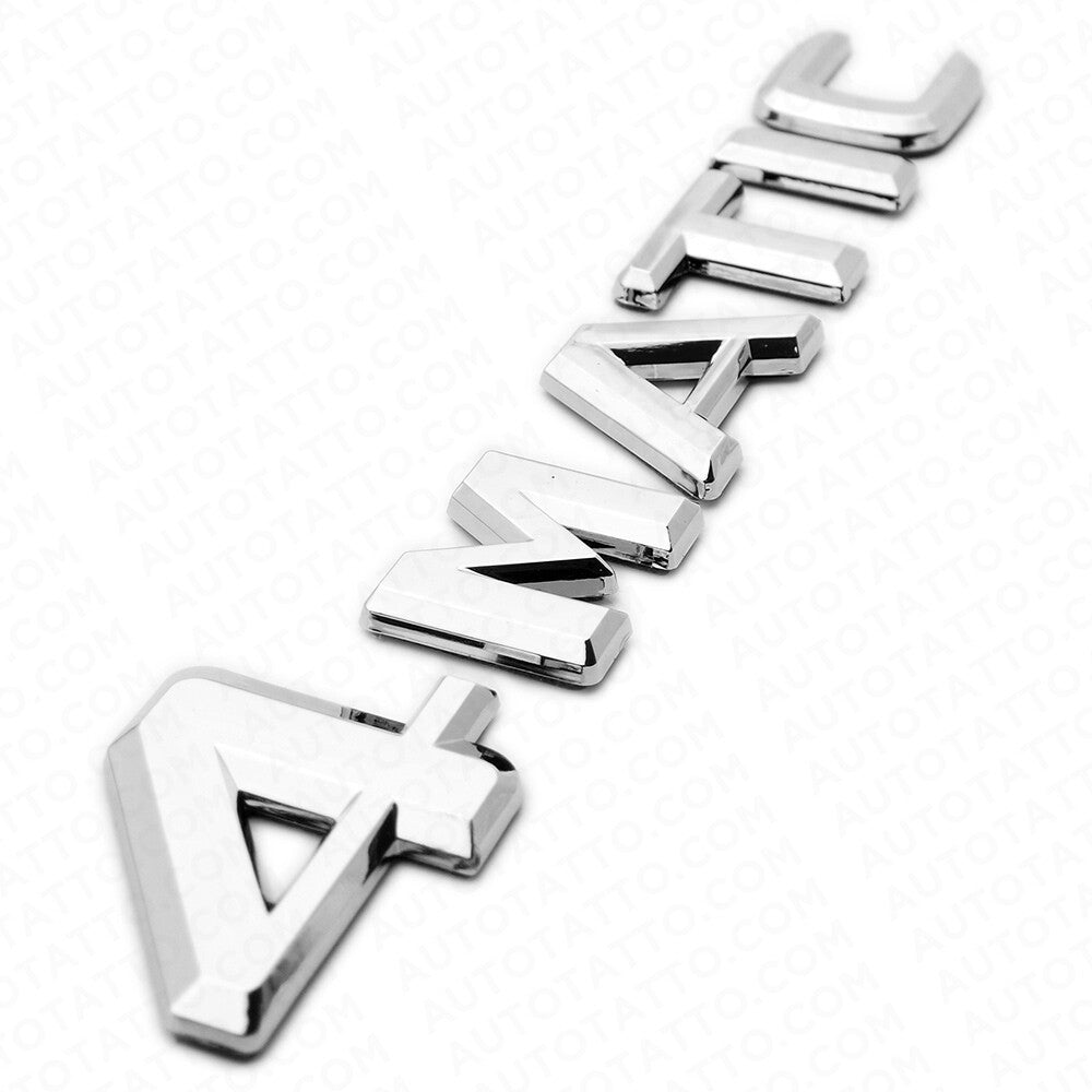 99-14 Mercedes 4 Matic Emblem 3D Trunk Logo Letter Sport Badge AMG - OEM Chrome