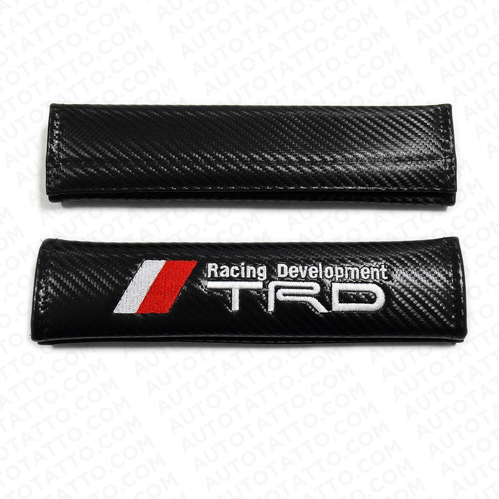 Universal Car Carbon Seat Belt Cover Safety Shoulder Strap Cushion Pad Harness