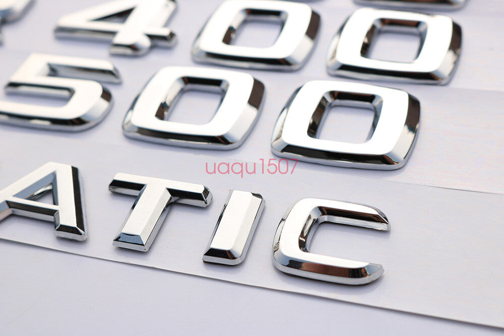 R400 4 MATIC Letters Trunk Emblem Badge Sticker for Mercedes Benz R400 4 MATIC