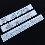 R400 4 MATIC Letters Trunk Emblem Badge Sticker for Mercedes Benz R400 4 MATIC