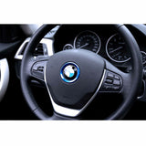 Blue Steering Wheel Logo Emblem Ring Cover For BMW 1 3 4 5 7 Series X1 X3 X5 X6