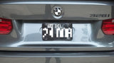07-11 BMW 328i Rear Car Trunk Nameplate Emblem Badge M Performance Matte Black
