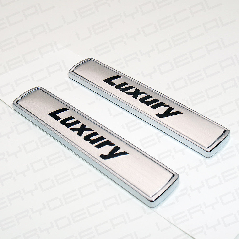 2x For BMW Luxury Logo Emblem Badge Car Side Fender M Series Performance Sport