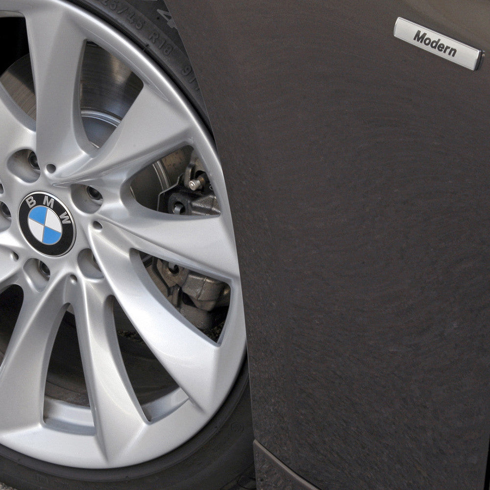 2x For BMW Modern Logo Emblem Badge Car Side Fender M Series Performance Sport