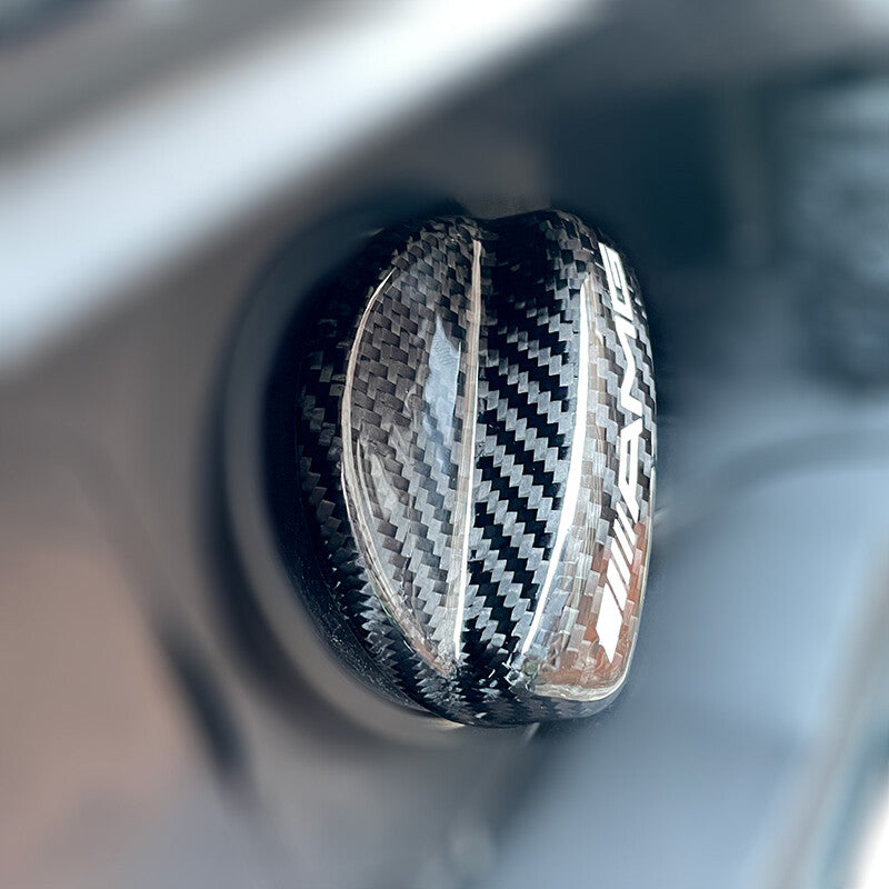 Mercedes Benz C CLA E GLA GLC GLE S SL AMG GT Carbon Fiber Car Fuel tank cap