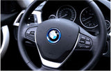 Blue Steering Wheel Logo Emblem Ring Cover For BMW 1 3 4 5 7 Series X1 X3 X5 X6